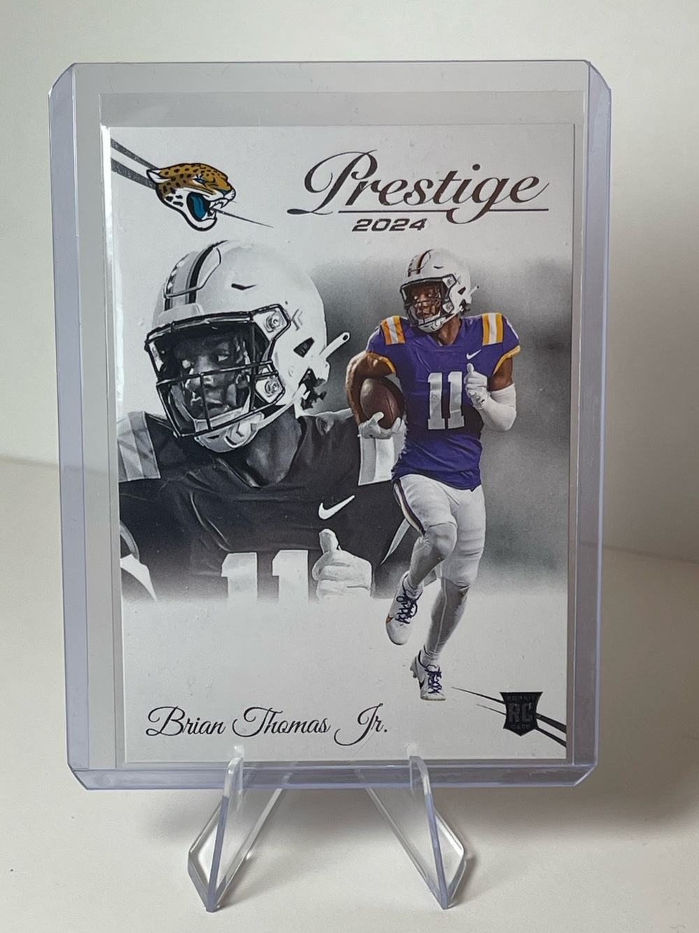 Prestige 2024 Brian Thomas Jr. Rookie Card - Purple/White